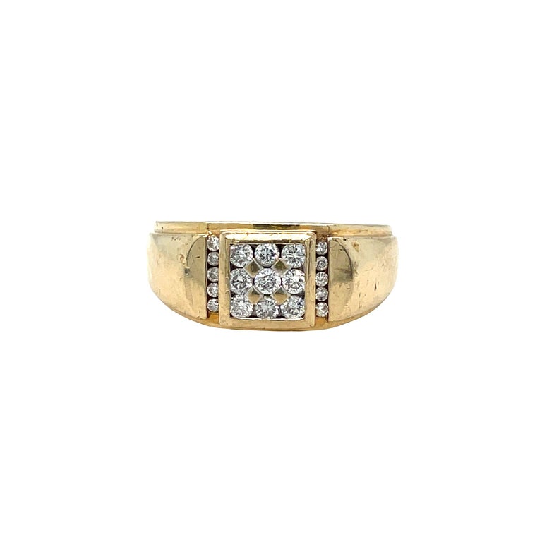 Vintage 14 KT and Gold 2024 Diamond Ring